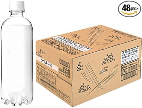 イズミック SODA 天然水 強炭酸水 ラベルレス イズミックソーダ 500ml