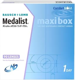 Bausch + Lomb ボシュロム メダリスト ワンデープラス マキシボックス 90枚入り 【BC】8.6【PWR】-0.25
