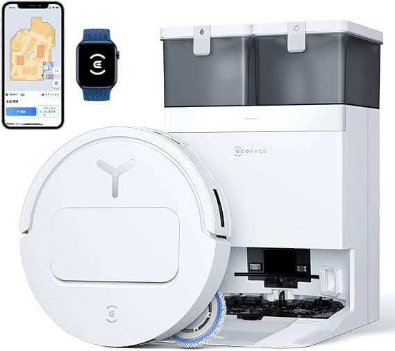 ECOVACS ロボット掃除機 DEEBOT T50 OMNI 白 (ddx57-12ee)