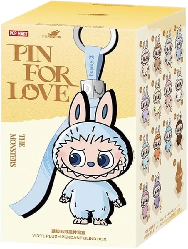 【単品 正規品・未開封 】 POP MART THE MONSTER PIN FOR LOVE シリーズ ぬいぐるみ ペンダント (A-M) popmart ポップマート Mini Labubu ラブブ ミニラブブ キーホルダー オンライン ぬいぐるみ ラブブ本体 ギフト プレゼント (通常)