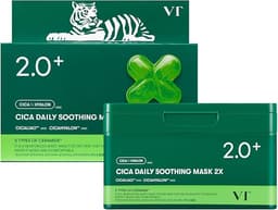 VTCOSMETICS(ブイティコスメテックス) フェイスマスク 25枚入り スキンケア (11.CICA デイリースージングマスク2X)