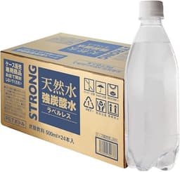 天然水 強炭酸水 500ml STRONG