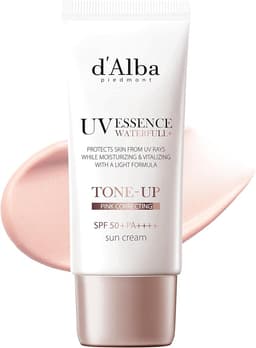 【d'Alba公式】ピンク(Pink) トーンアップサンクリーム (35ml) ダルバ 化粧下地 崩れにくい テカリにくい 日焼け止め ベースメイク カバーアップ