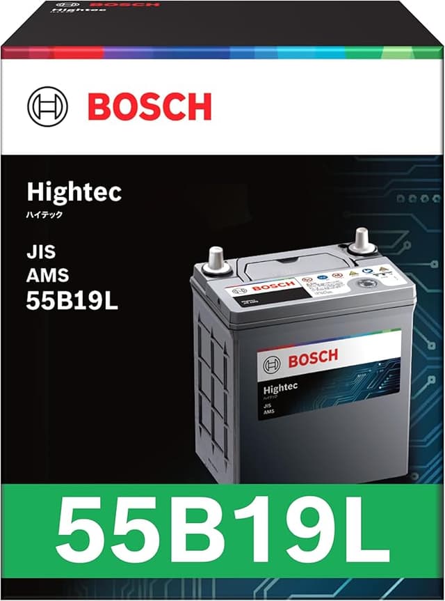 BOSCH (ボッシュ) 国産車バッテリー HT-55B19L Hightec JIS AMS 充電制御車・標準車対応 (HTP-60B19L 後継モデル)