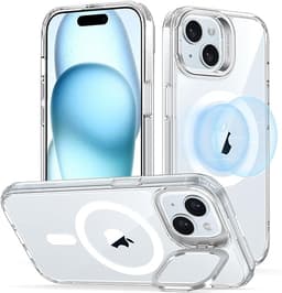 ESR iPhone 15 6.1インチ スタンド付ハイブリッドケース Clear ClassicHybridCasewithStandHaloLockforiPhone15 ClassicHybridStand