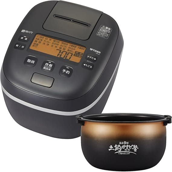 タイガー 圧力IHジャー炊飯器 5.5合 JPI-A100 KO オフブラック(1台)