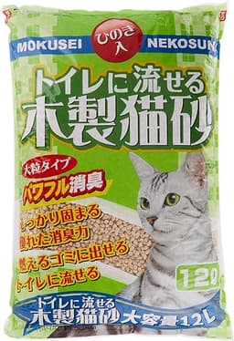 流せる木製猫砂(12L)