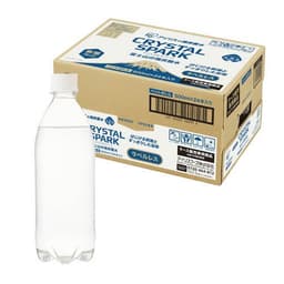 アイリス CRYSTAL SPARK 富士山の強炭酸水 ラベルレス( 500ml×24本入)